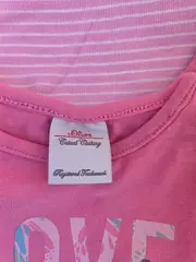 Vorschaubild 4 von Mädchen T-Shirt Gr. 68 Rosa mit LOVE & Schmetterlingen