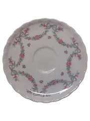 Vorschaubild 1 von Porcelaine Rose Unterteller 14 cm Weiß Blumenmuster