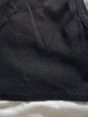 Vorschaubild 4 von Damen Tanktop Schwarz Gr. 36/S Basic Rippstrick