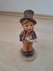 Vorschaubild 2 von Dekofigur Junge mit Zylinder Porzellan Klassisch Mehrfarbig