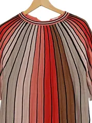 Vorschaubild 2 von Damen T-Shirt Gr. 42/XL Mehrfarbig Gestreift Modern