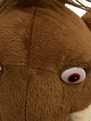 Vorschaubild 3 von Plüschtier Mammut Manny Zeichentrick Kuscheltier Braun 22 cm