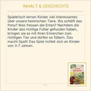 Vorschaubild 4 von Brettspiel Tiere füttern Spielend lernen Lernspiel Kinder 3-7 Jahre