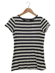 Vorschaubild 1 von Damen T-Shirt Gestreift Gr. 38/M Casual Mehrfarbig