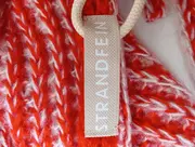 Vorschaubild 2 von Damen Schal Rot Polyacryl Casual Modern Fransen 60x200 cm