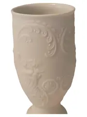 Vorschaubild 2 von AK Kaiser Vase Porzellan Weiß Relief Dekor Elegant Kelchförmig 16cm