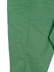 Vorschaubild 2 von Damen Stoffhose Grün Gr. 4 (DE 40) Casual Baumwolle Stretch