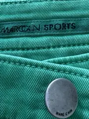 Vorschaubild 6 von Damen Stoffhose Grün Gr. 4 (DE 40) Casual Baumwolle Stretch