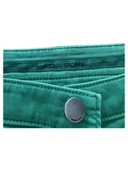 Vorschaubild 5 von Damen Stoffhose Grün Gr. 4 (DE 40) Casual Baumwolle Stretch