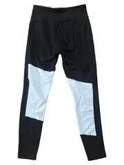 Vorschaubild 2 von Damen Sport Leggings Gr. S Schwarz Grau Grafisch Logo-Print