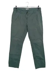 Vorschaubild 1 von Damen Stoffhose Gr. 44 (Etikett 40) Grün Casual