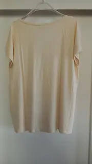 Vorschaubild 2 von Damen T-Shirt Gr. 46/3XL Beige Casual Viskose Shirt