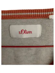 Vorschaubild 2 von Herren Pullover Langarmshirt V-Ausschnitt Gr. L Orange Baumwolle