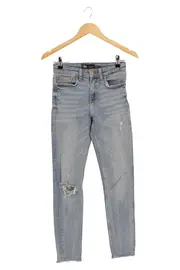 Vorschaubild 1 von Damen Jeans Slim Fit W24/32/XXS Blau Casual Distressed