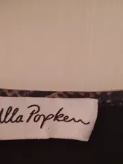 Vorschaubild 5 von Kleid Damen Gr. 42/XL Schwarz Floral Elegant 3/4 Arm