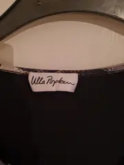 Vorschaubild 4 von Kleid Damen Gr. 42/XL Schwarz Floral Elegant 3/4 Arm