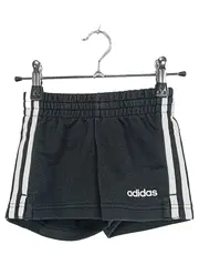 Vorschaubild 1 von Kinder Sport Shorts Gr. 128 Schwarz Weiß 3-Streifen