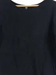 Vorschaubild 2 von Damen T-Shirt Kurzarm Gr. S Schwarz Basic Baumwolle