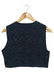 Vorschaubild 2 von Damen Anzugweste Gr. 36/S Schwarz Elegant Vintage Business