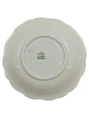 Vorschaubild 2 von Pompadour Untertasse Porzellan Rosenmuster Gold Selb Germany