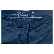 Vorschaubild 4 von Chino Slim Damen Hose Blau Gr. 38 Baumwolle Slim Fit