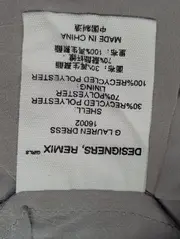 Vorschaubild 4 von Cocktailkleid Damen 42/XL Grau Elegant Vintage Wickelkleid