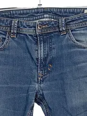 Vorschaubild 3 von Herren Jeans Regular Fit W34 L31 Blau Denim Baumwolle