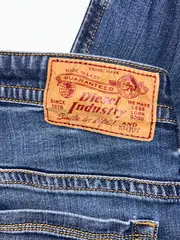 Vorschaubild 6 von Herren Jeans Regular Fit W34 L31 Blau Denim Baumwolle