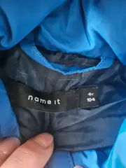 Vorschaubild 4 von Steppjacke Kinder Kapuze Gesteppt Blau Gr. 104 Alltag