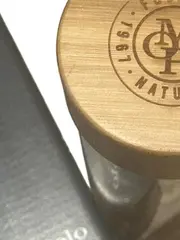 Vorschaubild 4 von Teeflasche Glas doppelwandig Bambusdeckel Teesieb 400ml NEU