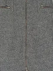 Vorschaubild 3 von Damen Sweatjacke Gr. S grau meliert Reißverschluss Baumwolle