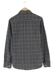 Vorschaubild 2 von MARC O POLO Herren Freizeithemd M Grau Kariert Langarm Baumwolle