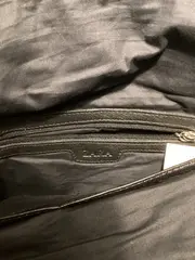 Vorschaubild 3 von Damen Henkeltasche Schwarz Baumwolle Boho Florale Stickerei Groß 40x45cm
