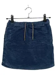 Vorschaubild 1 von Kinder Cordrock Blau Gr. 116/122 Minirock Casual Baumwolle