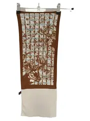 Vorschaubild 2 von Kinder Multifunktionstuch Schal Hirsch Motiv Braun Fleece 65cm