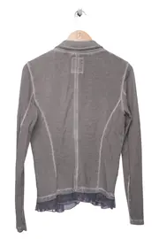 Vorschaubild 2 von Damen Blazer XS 34 Grau Casual Baumwolle Jacke