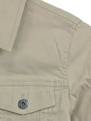 Vorschaubild 3 von Damen Jeansjacke Beige Gr. 34;XS Casual Langarm