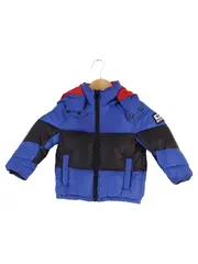 Vorschaubild 1 von Kinder Steppjacke Gr. 92 Mehrfarbig Blau Schwarz Rot Streetwear