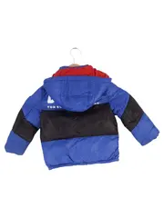 Vorschaubild 2 von Kinder Steppjacke Gr. 92 Mehrfarbig Blau Schwarz Rot Streetwear