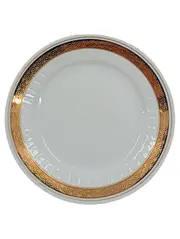Vorschaubild 1 von Essteller Weiß Goldrand Keramik 19 cm Klassisch