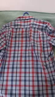 Vorschaubild 2 von Herren Freizeithemd Kariert Kurzarm Gr. 48/M Baumwolle Casual