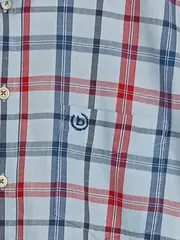 Vorschaubild 4 von Herren Freizeithemd Kariert Kurzarm Gr. 48/M Baumwolle Casual