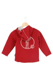 Vorschaubild 2 von Kapuzenpullover Kinder Gr. 116 Rot Casual Hoodie Pulli