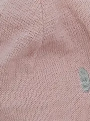 Vorschaubild 2 von Baby Mütze Rosa Bärenmotiv Pompons Wolle Polyacryl