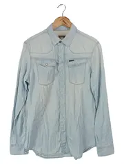 Vorschaubild 1 von Freizeithemd Herren 48;M Blau Casual Modern Baumwolle