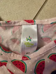 Vorschaubild 2 von Sommerkleid Mädchen Gr. 80 Minni Maus Wassermelone Mehrfarbig