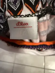 Vorschaubild 4 von Damen Faltenrock Gr. 44 Mehrfarbig Ethno Boho Muster Viskose