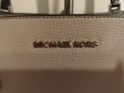 Vorschaubild 3 von Damen Henkeltasche Tote Bag Grau Beige Leder Elegant
