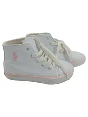 Vorschaubild 1 von Kinder Sneaker High Weiß Rosa Gr. 25 Leder