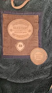 Vorschaubild 5 von Steppjacke Damen Kapuze Fellbesatz Lederdetails Grau Gr. XS